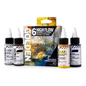 Golden - High Flow Drawing & Lettering Set - 01360997