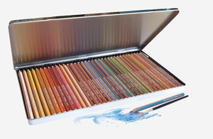 Lyra Graduate Aqua Pencils 36 Metal Box - 01070066