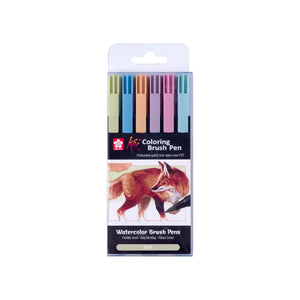 Sakura KOI COLOR BRUSH EARTH SET 6 - 02130762