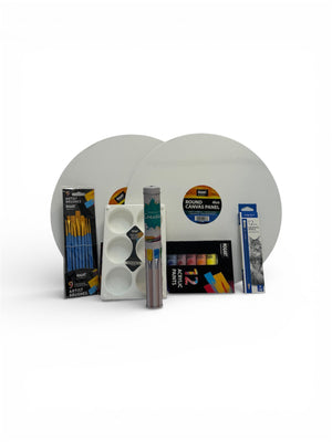 Acrylic coloring set circle - 03152471