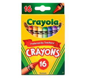 Crayola, Crayons, Set of 16 Colors - 01350350