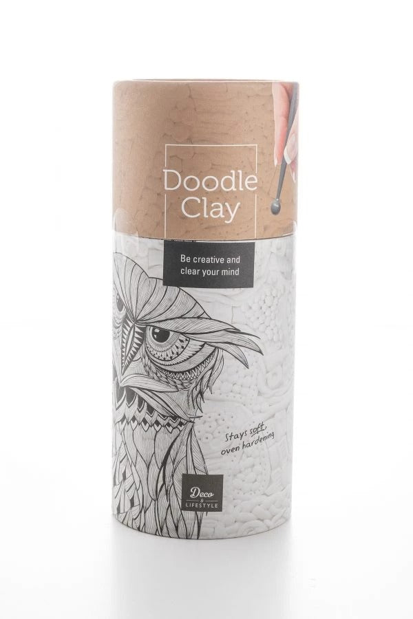 Havo Deco &amp; lifestyle doodle clay cylinder set - 01070537