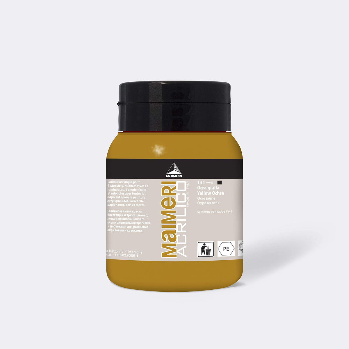 Maimeri AM Acrilico Yellow Ochre 131 — 500 ml- 01070680