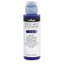 Vallejo Fluid Acrylic – Ultramarine Violet (100 ml)-01073449