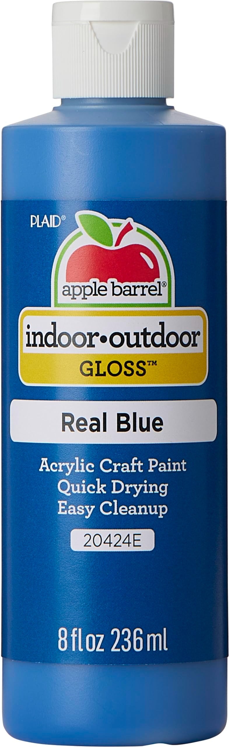 Apple Barrel Gloss Acrylic Paint – Real Blue – 8 oz (K20424) - 01420448