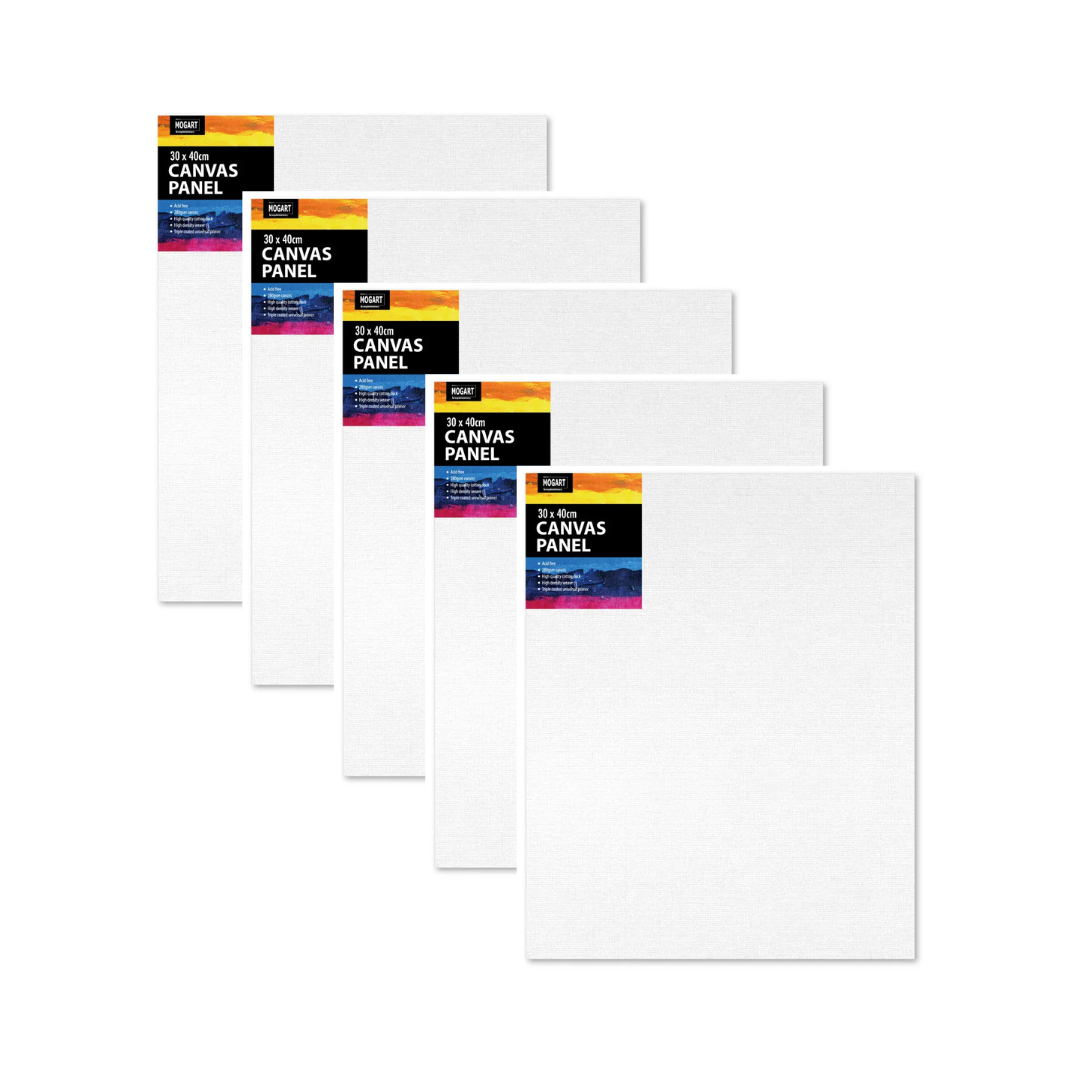 Mogart Canvas Panel 280Gms, 30x40 cm set of 5 -03190093