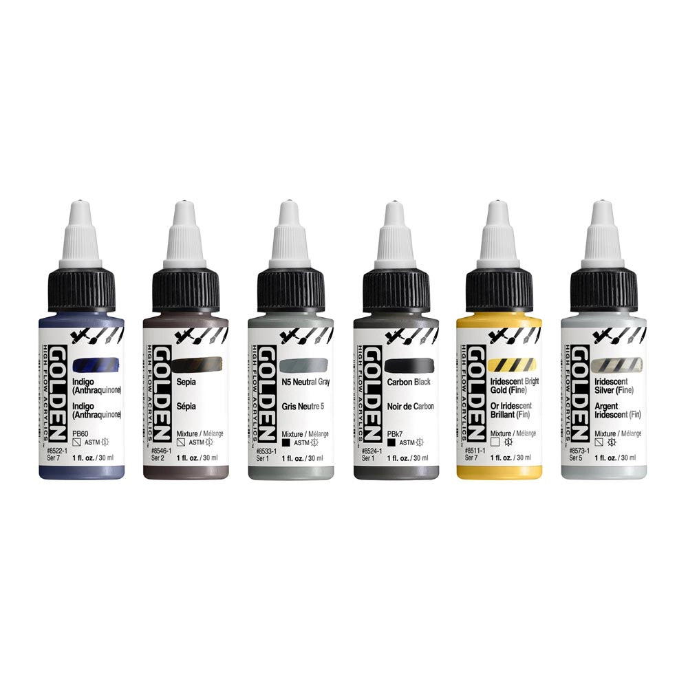 Golden - High Flow Drawing & Lettering Set - 01360997