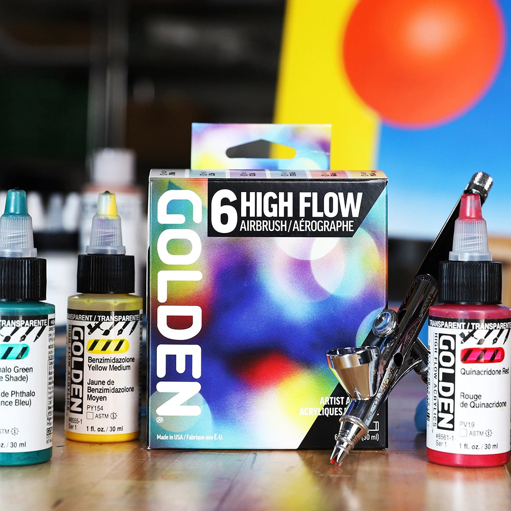 Golden - High Flow Airbrush Set - 01360998