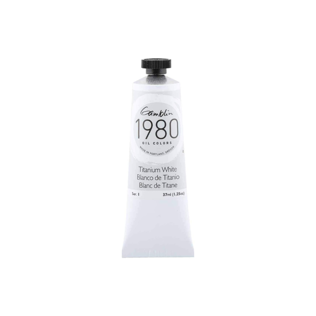 Gamblin 1980 Oil Paint 37ml Titanium white - 03230031