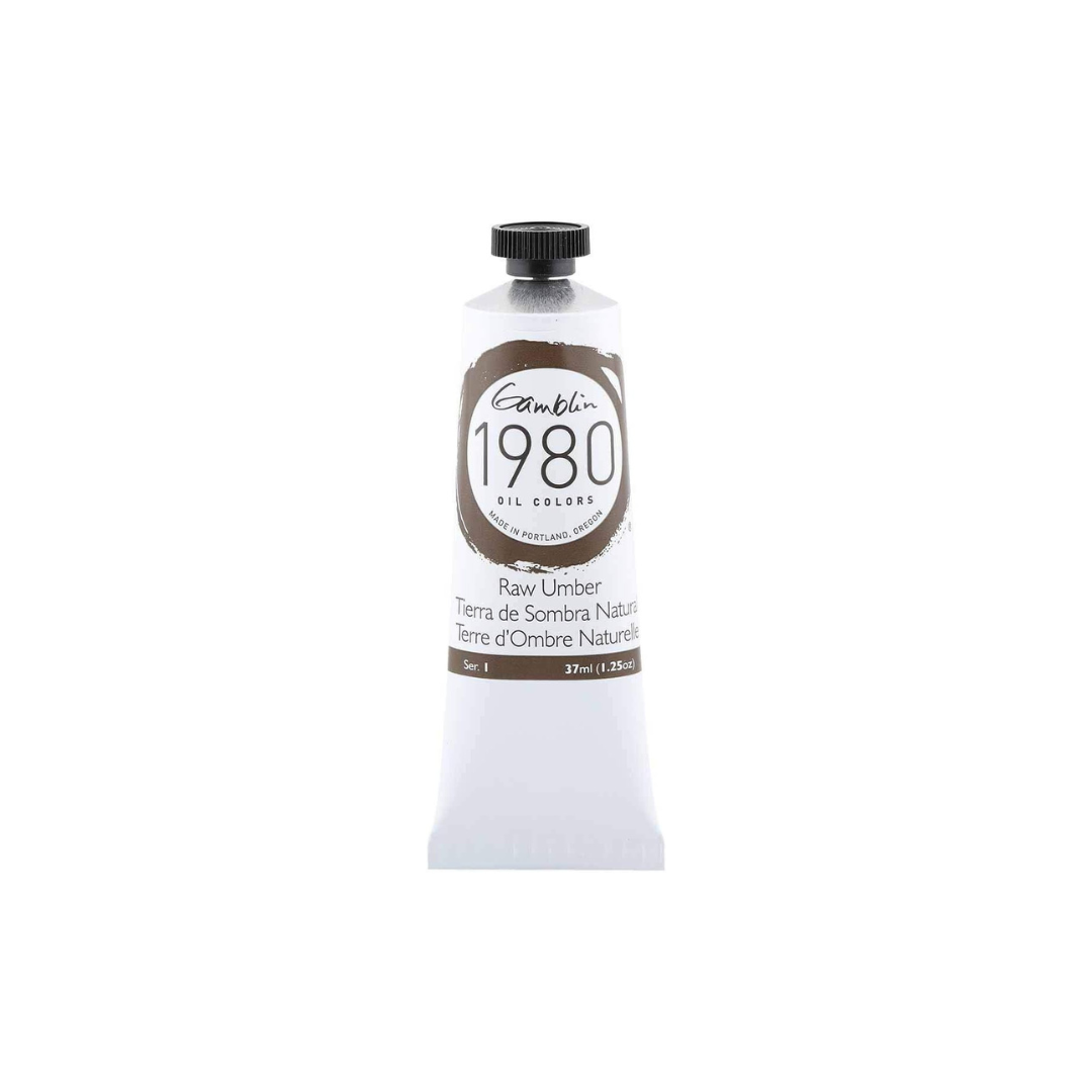 Gamblin 1980 Oil Paint 37ml Raw Umber - 03230030
