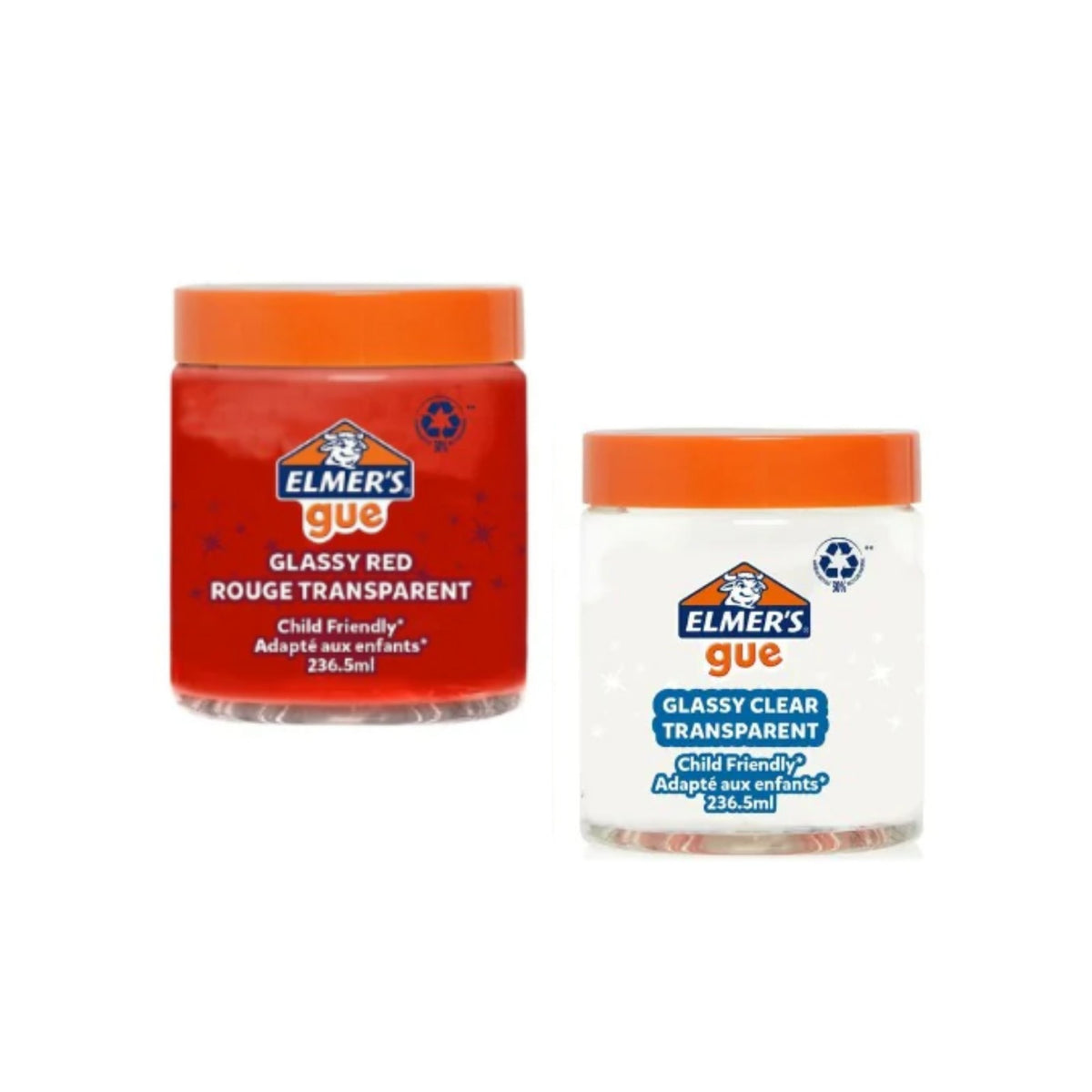 Elmer’s Gue Slime Set of 236ml red+clear gue 236ml- 17250402
