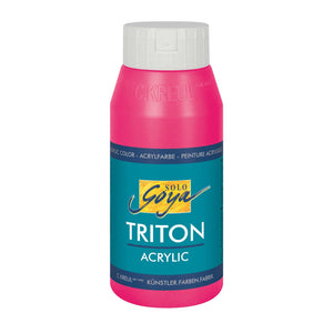Solo Goya Triton Acrylic, 750ml, Fluorescent Pink - 52501474