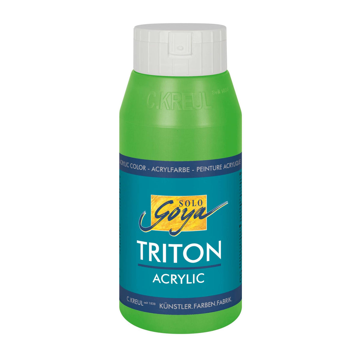 Solo Goya Triton Acrylic, 750ml, Fluorescent Green - 52501475