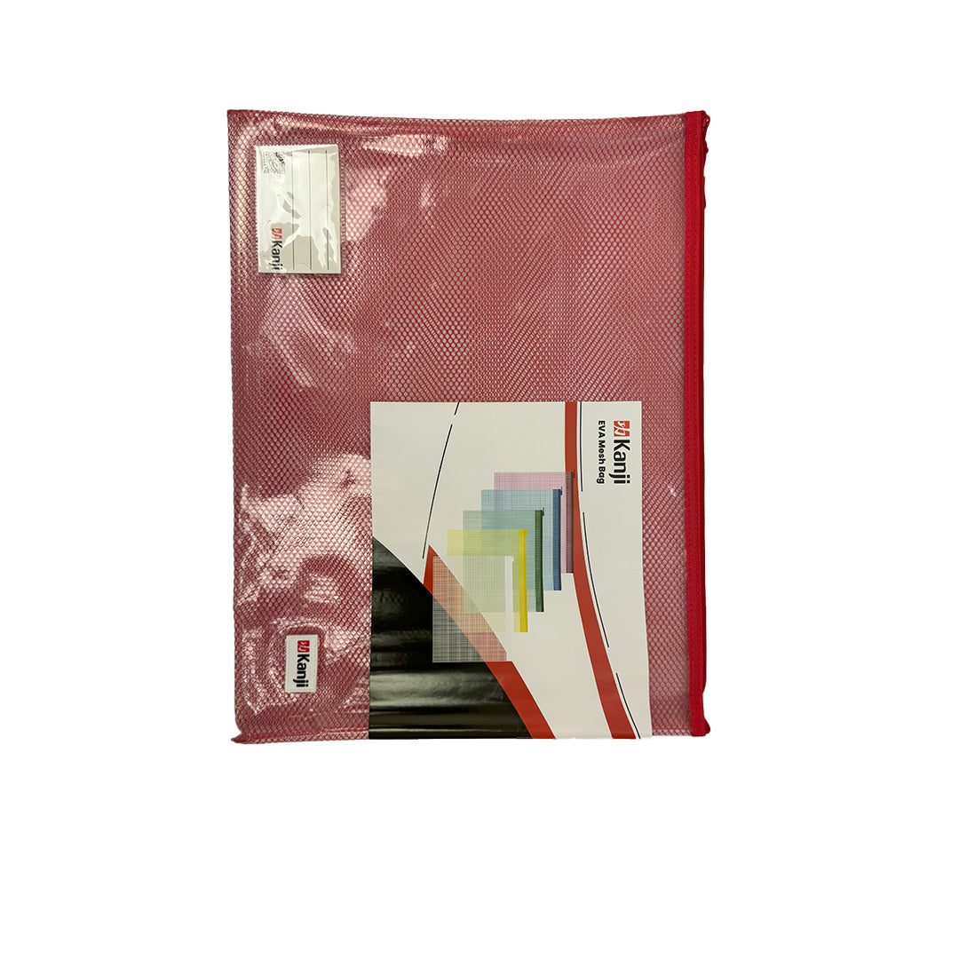 Kanji A3 Eva zipper bag Red -03200043
