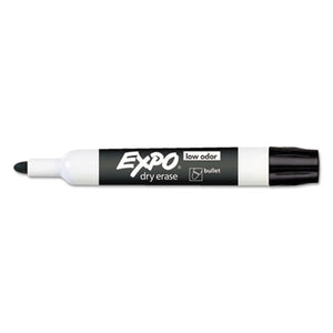 Expo, Low Odor Dry Erase Markers, Set of 12 Black Colors - 17250242