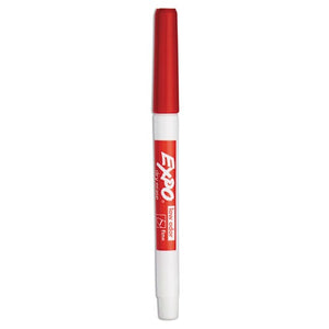 اكسبو - قلم تحديد جاف منخفض الرائحة، نقطة دقيقة، أحمر، عبوة مكونة من 12 قلم - 17250327