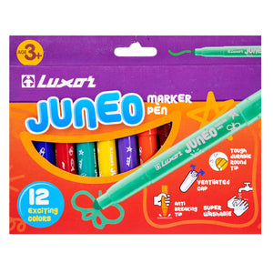 Luxor - Luxor Juneo Markers-Assorted -(12's Box)- 01500120