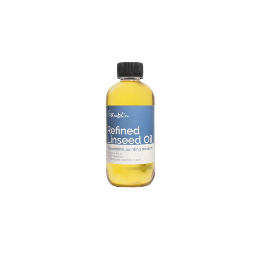 Gamblin Refined linseed oil 8.5-03230018