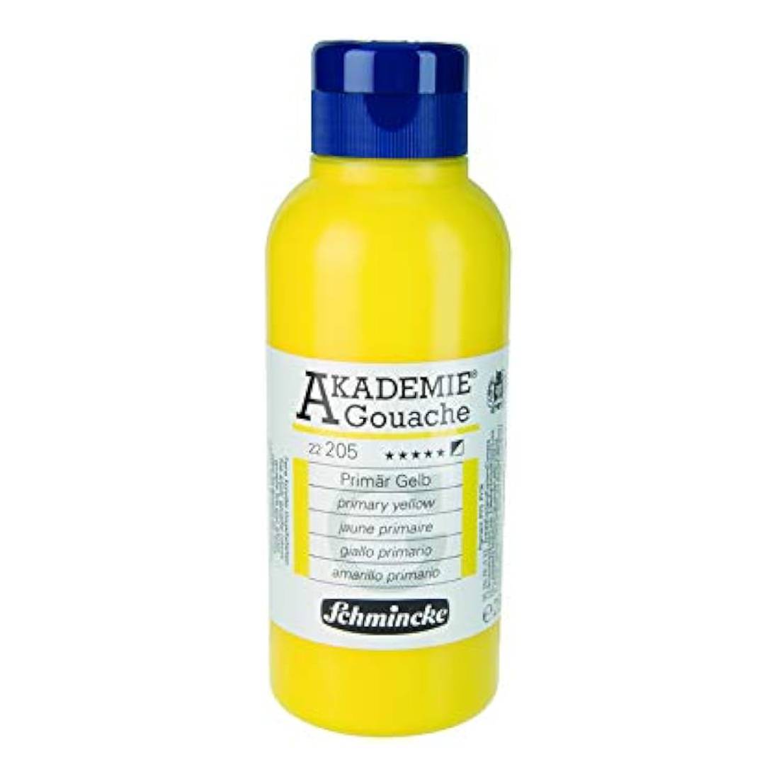 Schmincke- AKADEMIE Gouache , 250ml, Primary Yellow (22205)- 05640304