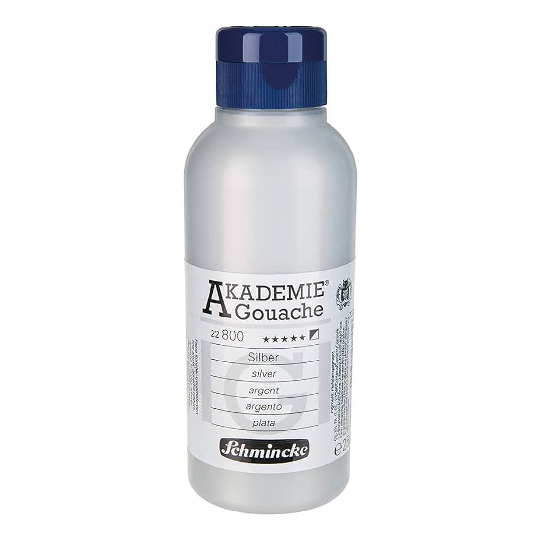 Schmincke- AKADEMIE Gouache , 250ml, Silver (22800)- 05640314