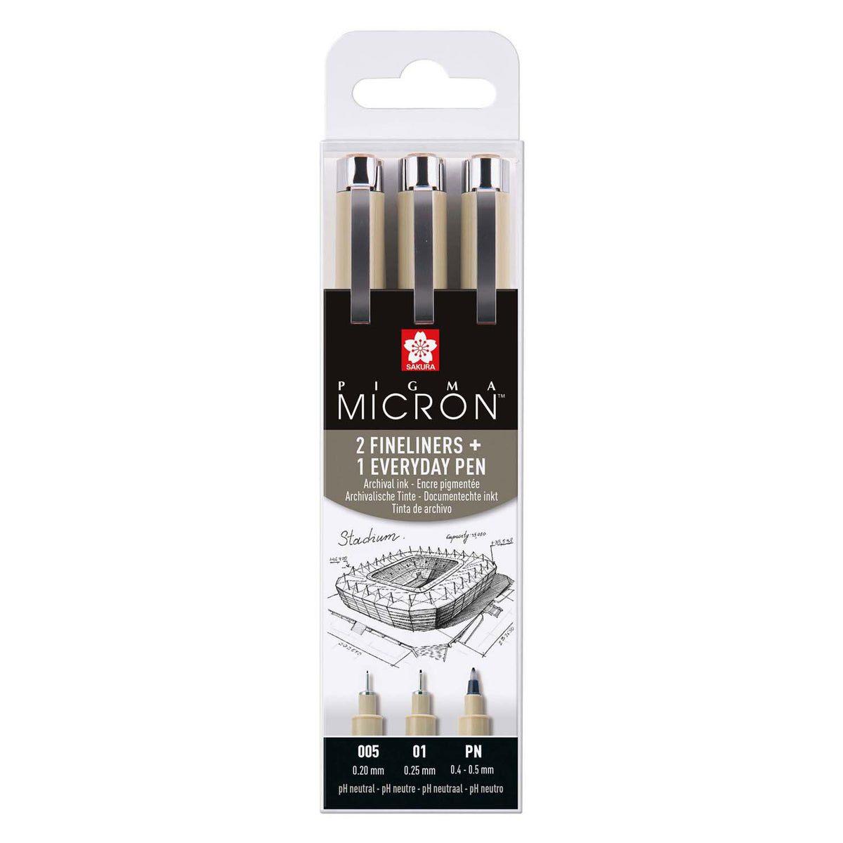 Sakura PIGMA MICRON SET 3 URBAN-02130699