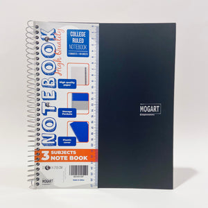 Mogart Spiral Notebook 150 sheet ( 3 Subject) - 03151157