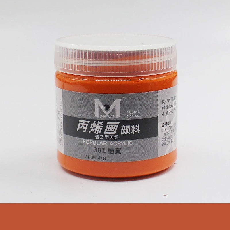 Art Rangers- Acrylic Color-100ml- (301)- Orange Yellow- 17330167