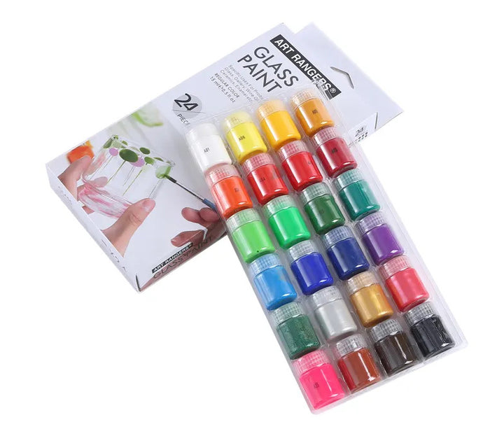Art Rangers -Glass Paint- Set 15ml x12colors- 17330109