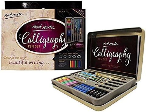 Mont Marte- Calligraphy Set of 33 pen Set - 04530336