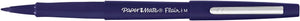 Paper Mate Flair Felt Tip Pens | Medium Point (0.7mm) | Navy Blue | Set pf 3 Pens  - 17250289