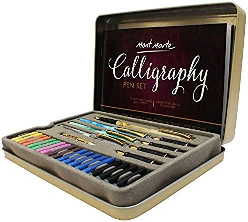 Mont Marte Calligraphy Set of 33 pen Set 04530336 Almuqahwi Library Company