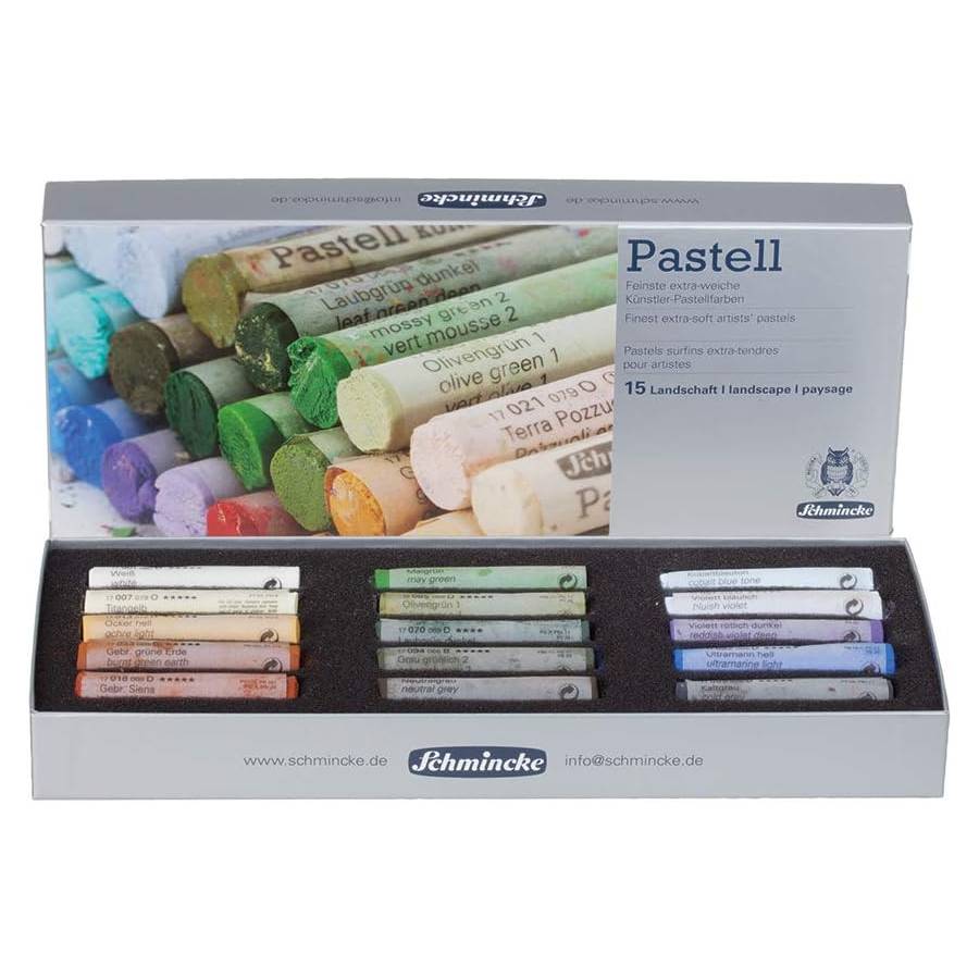 Schmincke - Pastels, 15 colors- Landscape - (77 315) - 05640222