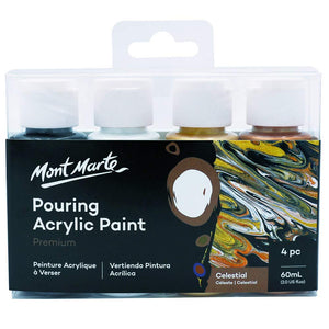 Mont Marte Pouring Acrylic 4pcx60ml  Celestial SET OF 2-04530510