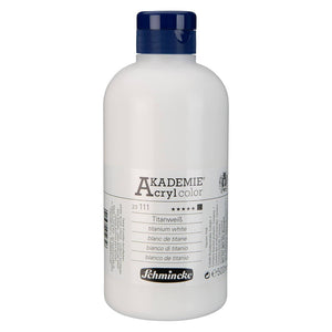 Schmincke -  AKADEMIE A titanium white, 500ml, white (33111)- 05640385