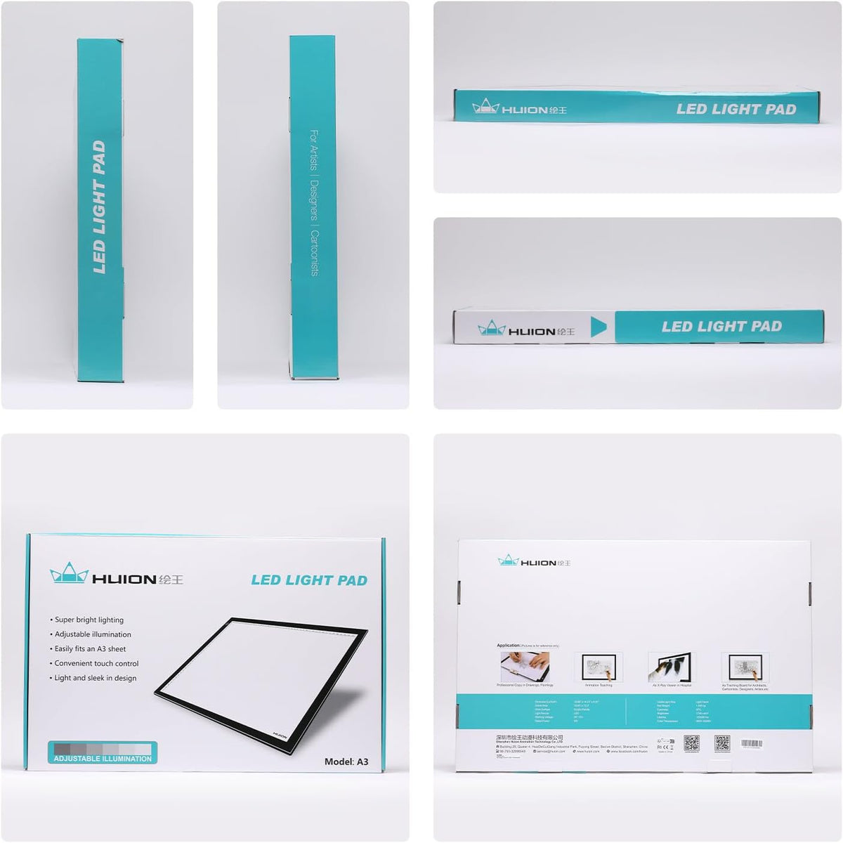 HUION LED Light PAD Tracing Board A2  - 04440001
