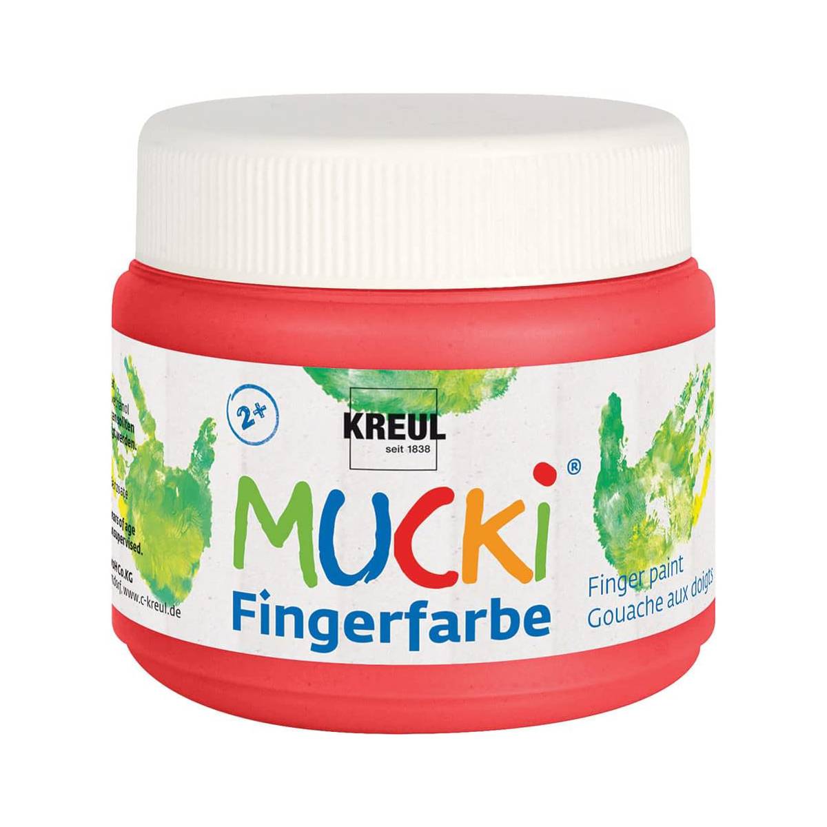 KREUL - MUCKI- Finger Paint - Red -150ml- 52501794