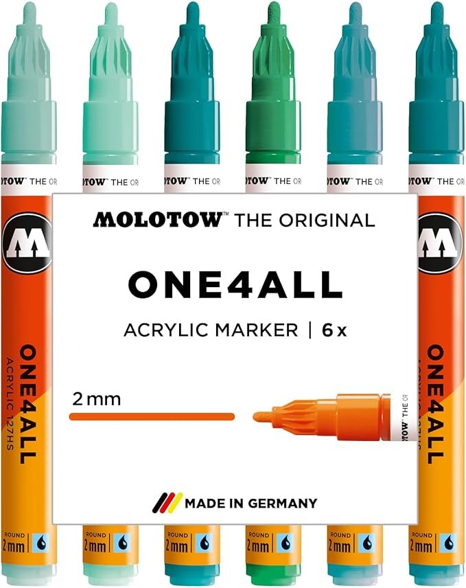 Molotow Acrylic marker One4All 127HS Tropical Set-05600633