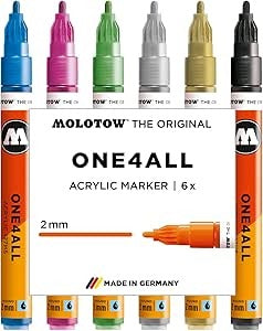 Molotow Acrylic marker One4All 127HS Metallic Set-05600640