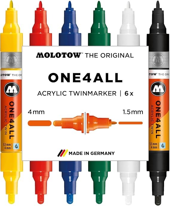 Molotow One4All Acrylic Twin Basic Set 1-05600654