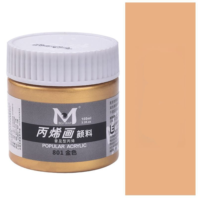 Art Rangers- Acrylic Color-100ml- (801)- Gold-17330182