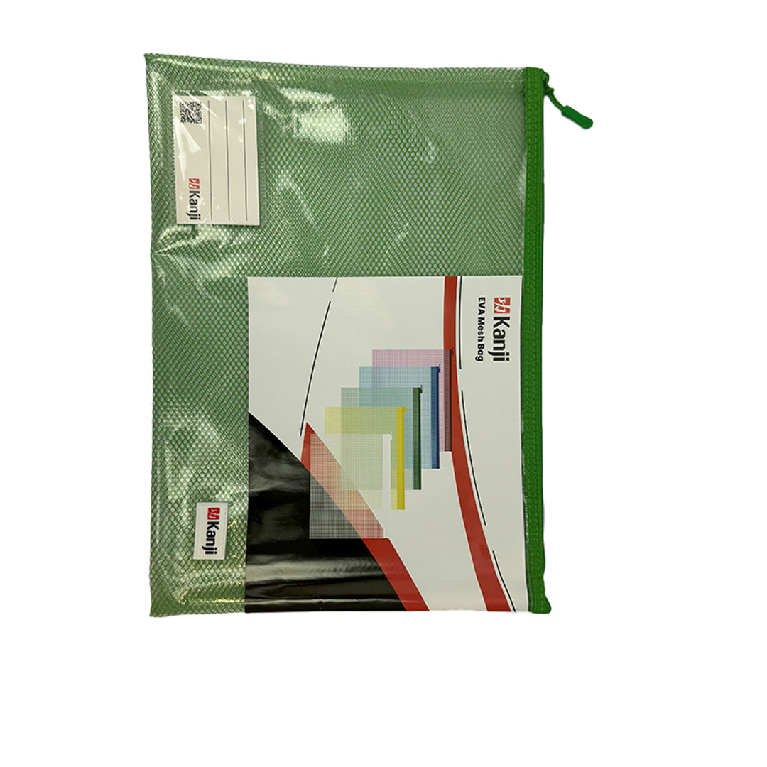 Kanji A3 Eva zipper bag Green -03200045