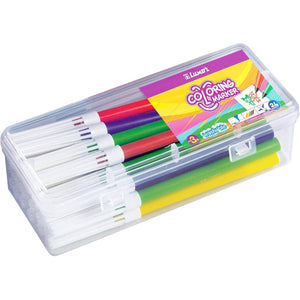 Luxor- Washable Coloring Markers with Fine Tip (Pack of 24) -01500119