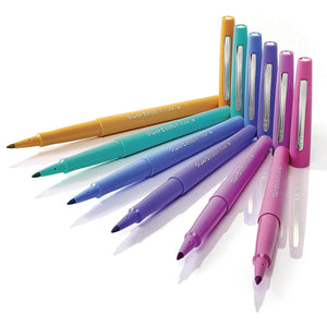 أقلام ببر ميت فلير | نقطة متوسطة (0.7 مم) | ألوان بوب متنوعة | 24