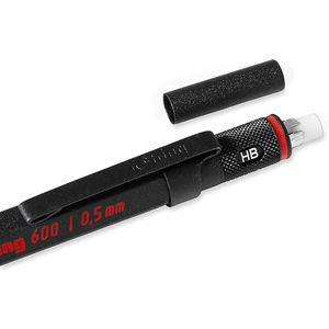 Rotring Mechanical Pencil (600/0.5mm) Full Metal Black Mechanical Pencil- 17250090