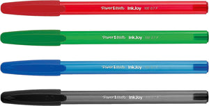 Paper Mate, InkJoy 100ST Ballpoint Pens, Fine Point (0.7 mm), Assorted Business Colors, 27 pens - 17250292