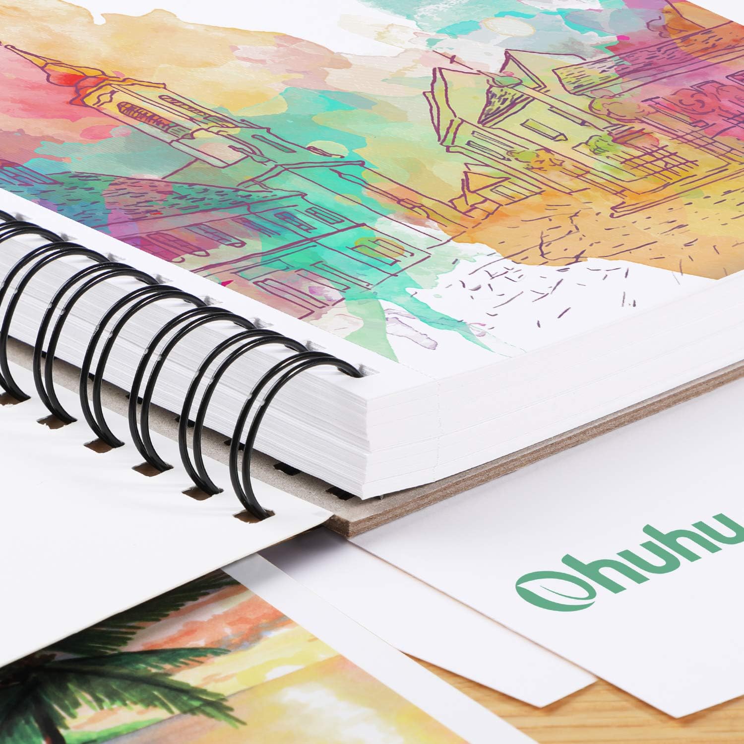 Ohuhu Marker Pads Art Sketchbook, 7.6 ×10, 60 Sheets/120 Pages