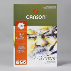 Canson, "C" a grain, 30sheet, A4 Size, White - 07021534