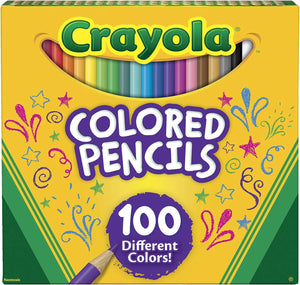 Crayola, Colored Pencils with Colors of the World, 100 assorted Colors - 01330755