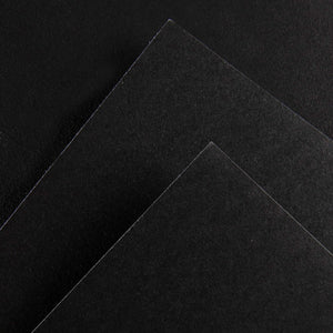 CANSON XL Double-Sided A5,150gsm, Black Drawing Paper Spiral Pad, 20 Black Sheets - 07021474