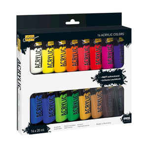 Kreul - Solo Goya, Acrylic Colors Set 16x20ml - 52501160